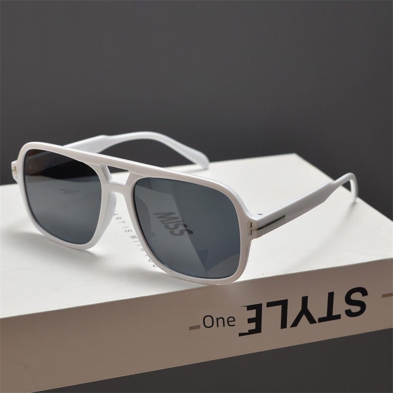 Women Trendy Personality T Letter Hip-hop Disco Sunglasses