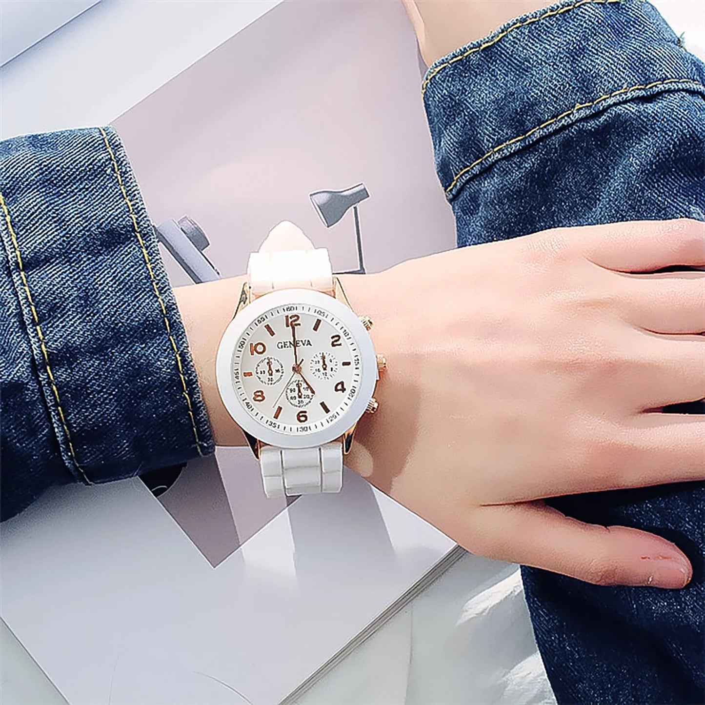 Women Watches 2025 New Fashion Luxury Brand Women's Watch Silicone Strap Quartz Wrist Watch For Female Relogio Feminino Zegarki