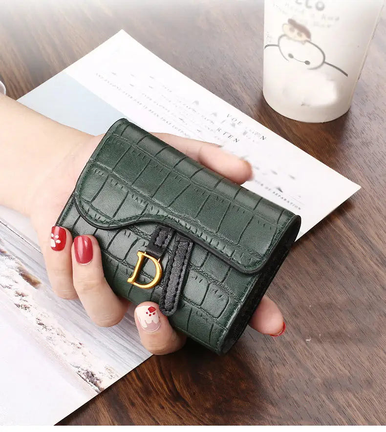7pcs PU Crocodile Credit Card Bags Pattern Money Purse