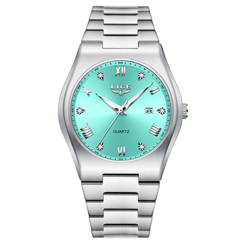 Relogio Feminino LIGE Top Brand Luxury Women Watches Simple Elegant Waterproof Watch For Women Sports Women's Quartz Wristwatch