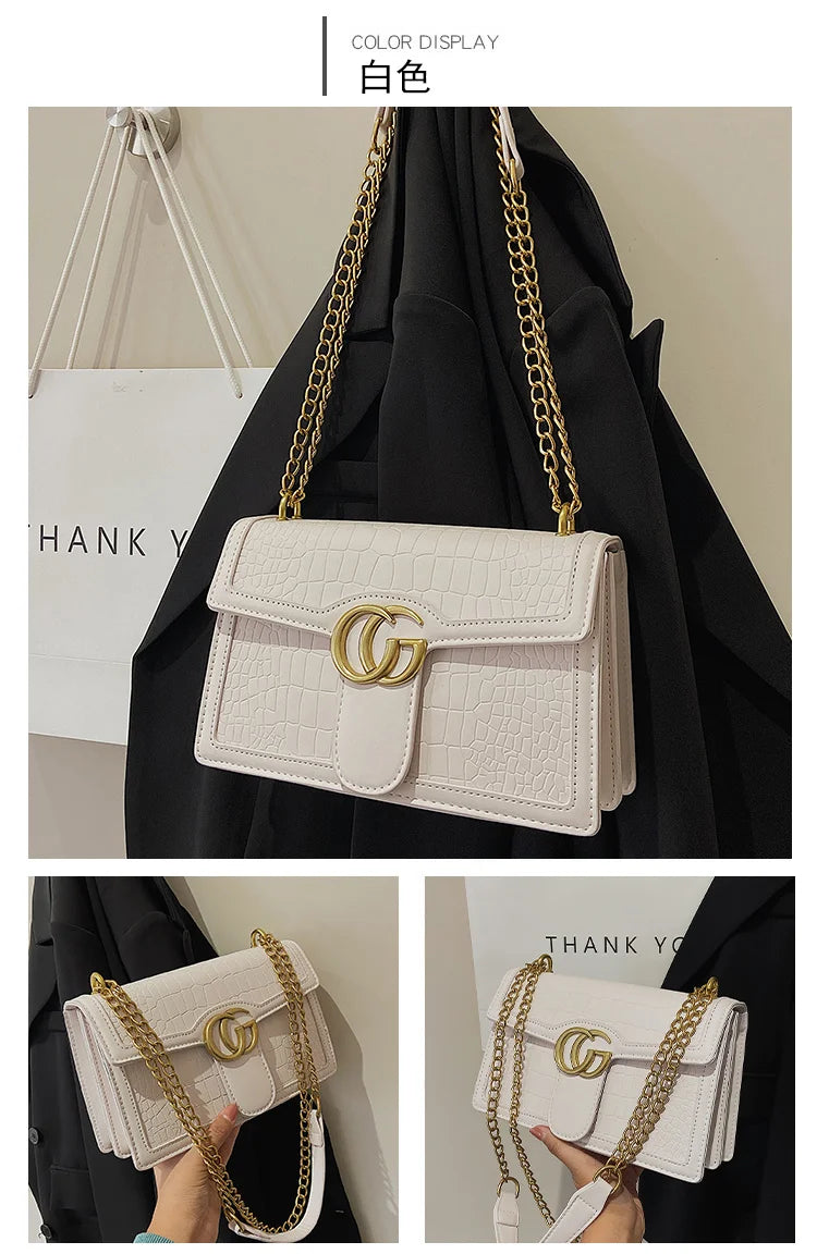 2025 New Designer Bag - Fashion Lightweight Trendy Embossed Chain Bag,