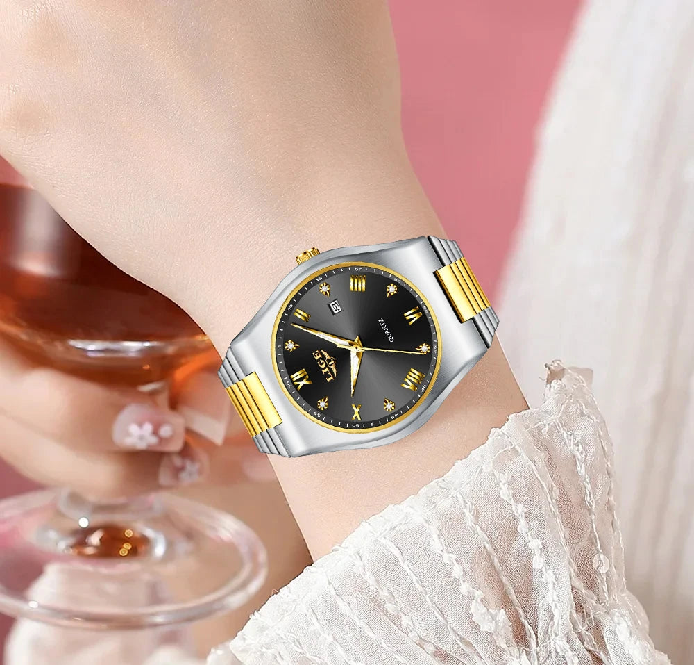 Relogio Feminino LIGE Top Brand Luxury Women Watches Simple Elegant Waterproof Watch For Women Sports Women's Quartz Wristwatch