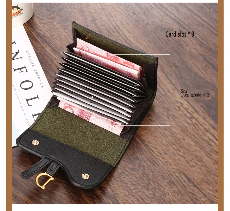 7pcs PU Crocodile Credit Card Bags Pattern Money Purse