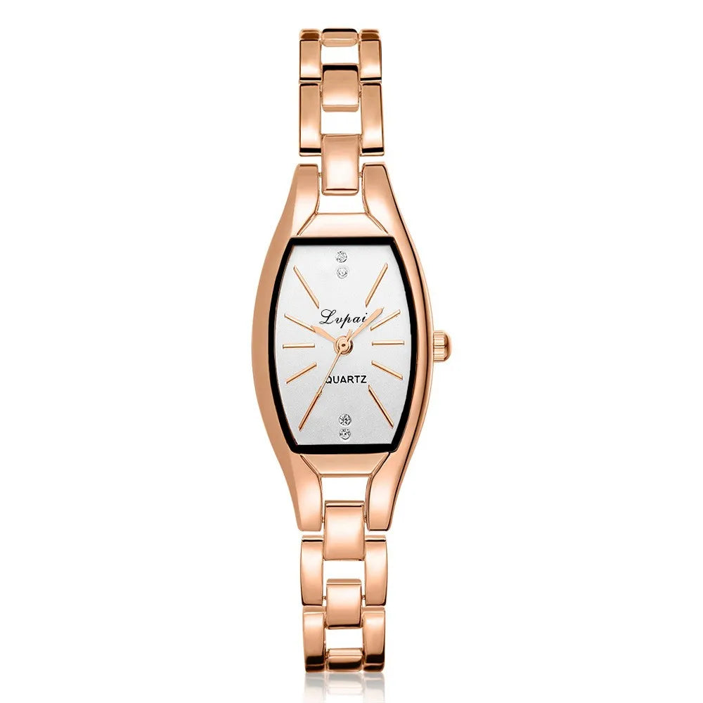 Lvpai Minimalist Temperament Quartz Women's Watch Elegant Minimalist Small Dial 2023 New Fashionable Women's Diamond Watch