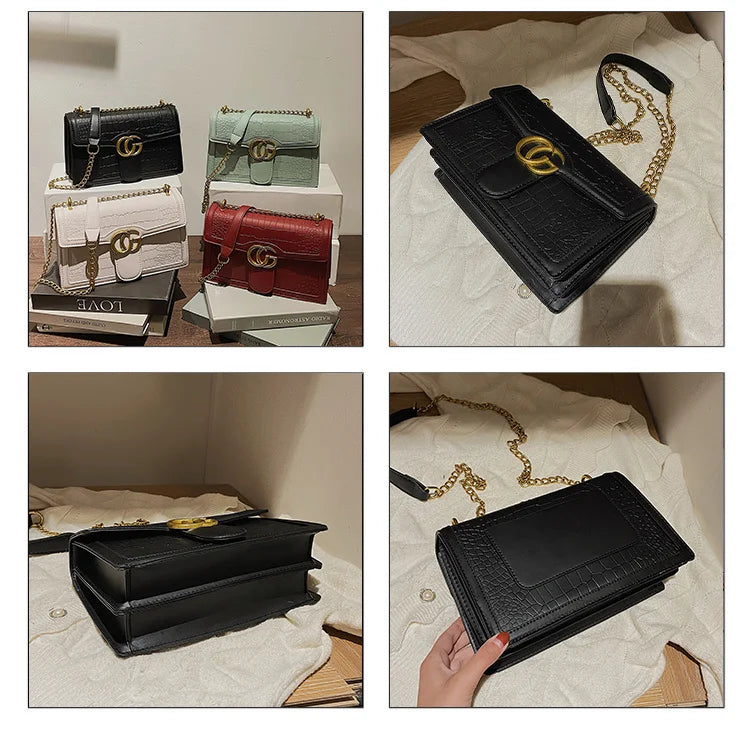 2025 New Designer Bag - Fashion Lightweight Trendy Embossed Chain Bag,