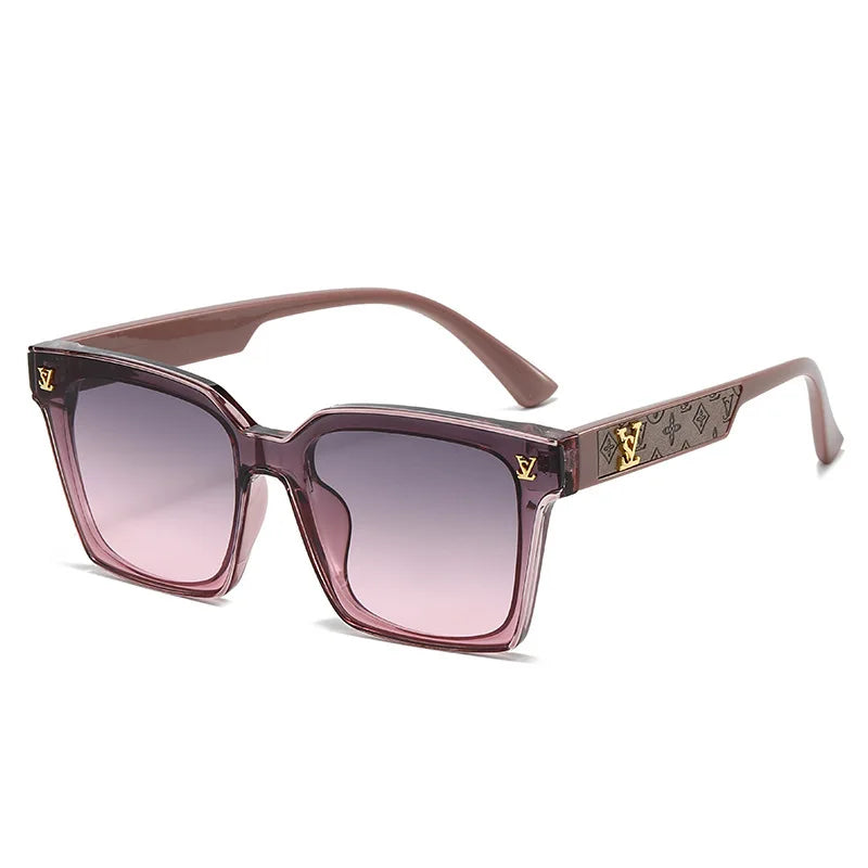 New Square Unisex Sunglasses With A High-end Feel, European And American