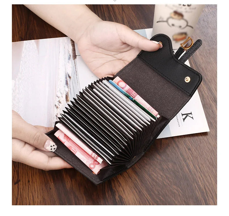 7pcs PU Crocodile Credit Card Bags Pattern Money Purse