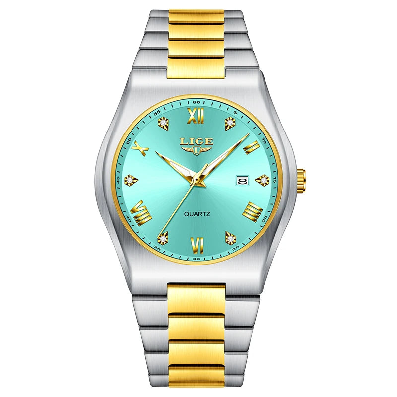 Relogio Feminino LIGE Top Brand Luxury Women Watches Simple Elegant Waterproof Watch For Women Sports Women's Quartz Wristwatch
