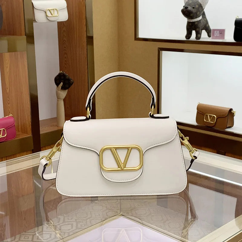Women's new bag, light luxury, niche, high-end, one shoulder crossbody ba
