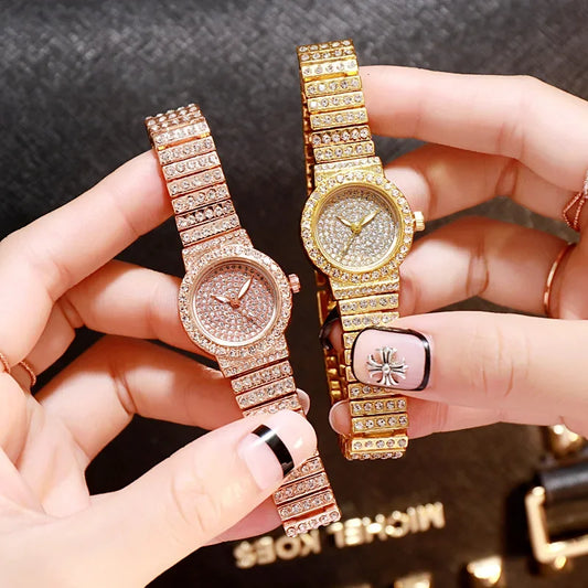 Reloj Mujer woman Fashion Luxury Brand Women Quartz Watch For Montre Femme Clock Relogio Feminino Ladies Gold Watch