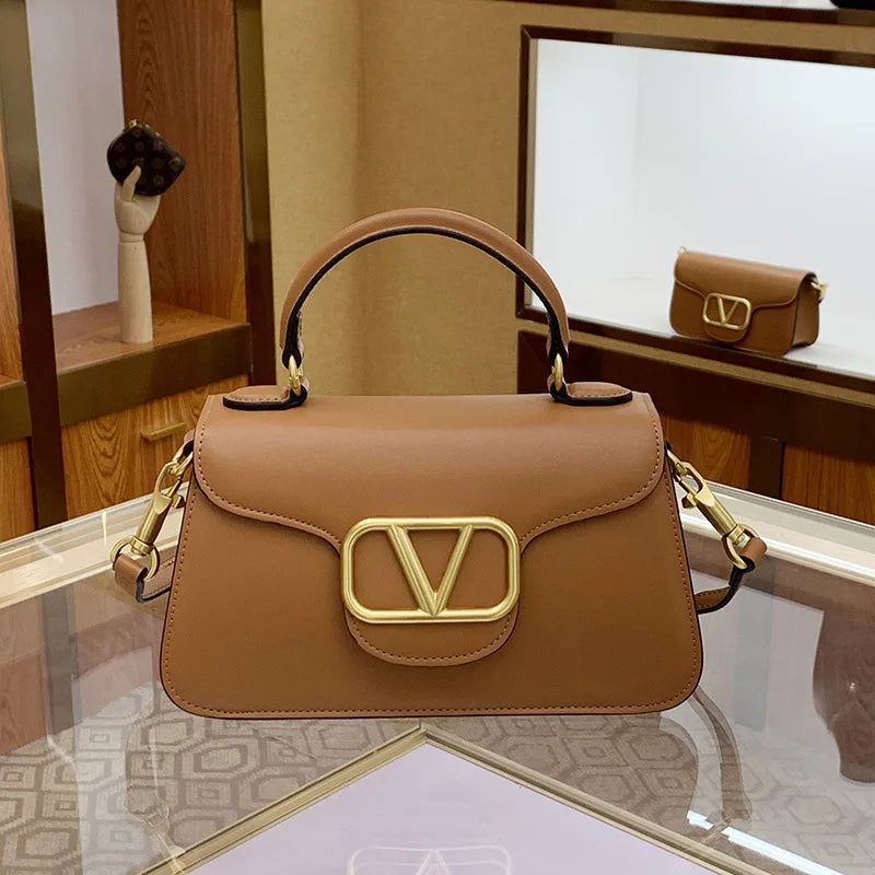 2025 Summer New Light Luxury Niche High-end Single Shoulder Crossbody Bag Fashionable And Versatile Hand-held Small Square Bag