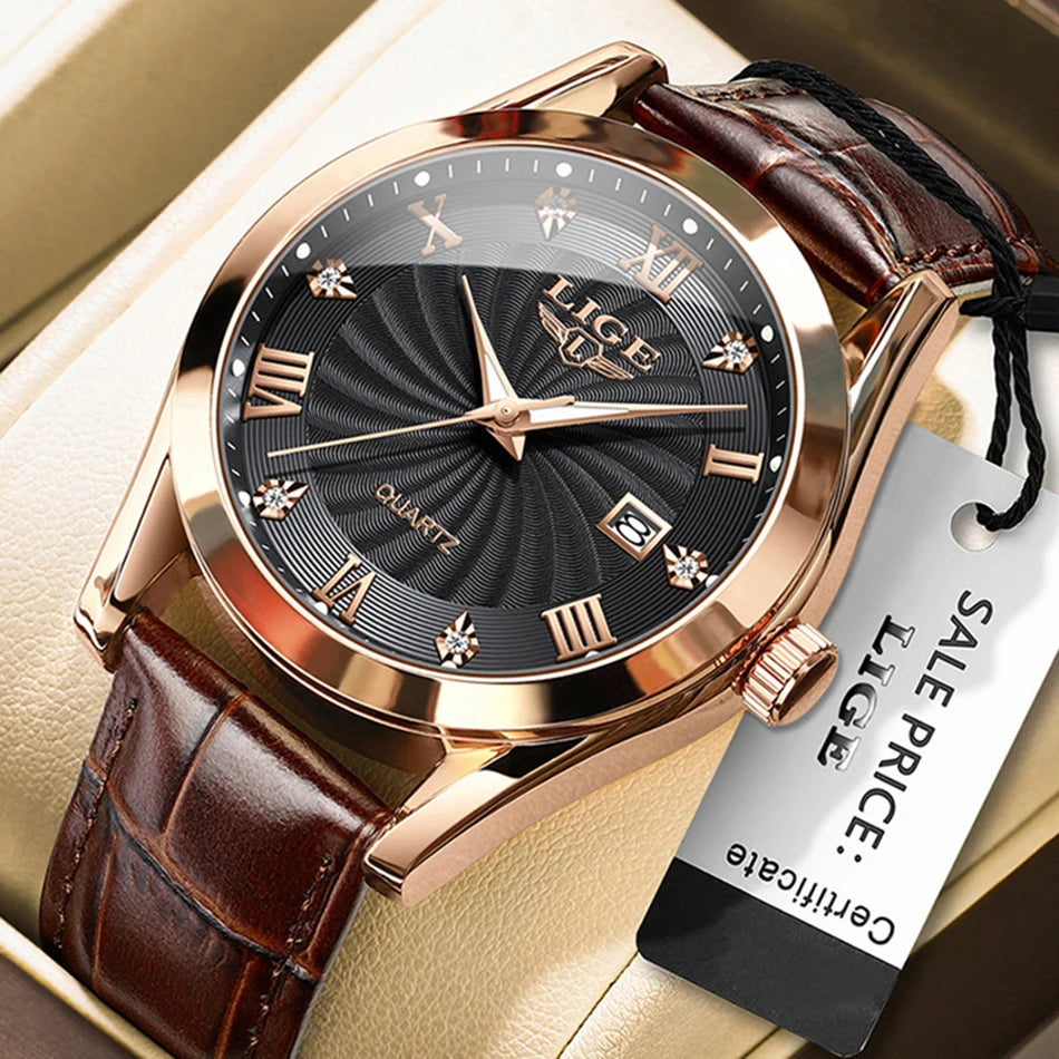 2025 New Women's Watch LIGE Fashion Elegant Bracelet Ladies Watch Outdoor Sports Waterproof Quartz Watches for Women Reloj Mujer