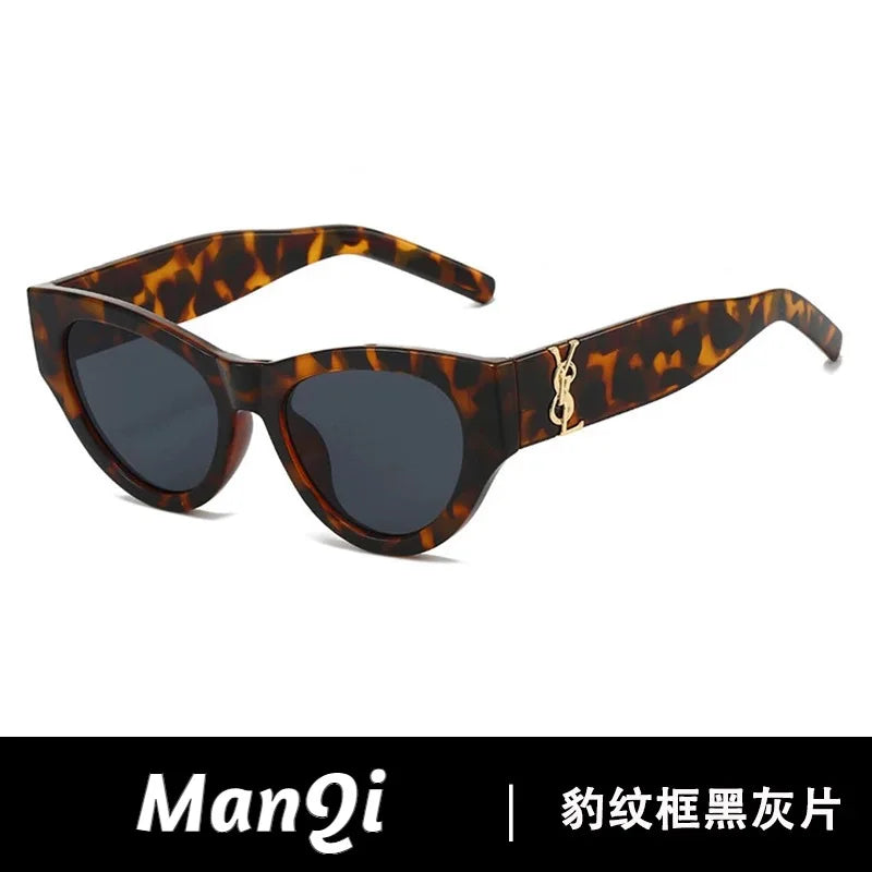 Vbpbsql Fashion Retro Cat Eyes, Women's Style of Sunglasses, High-end Sense,