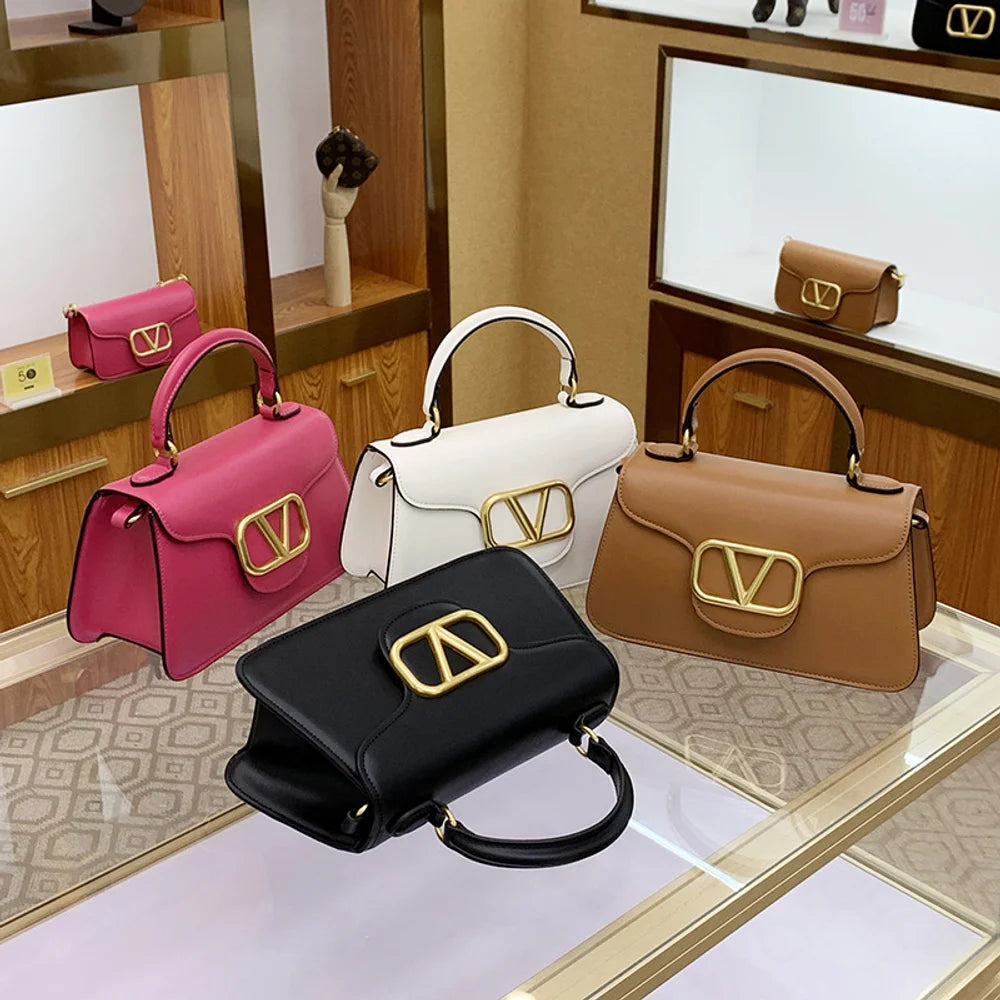 2025 Summer New Light Luxury Niche High-end Single Shoulder Crossbody Bag Fashionable And Versatile Hand-held Small Square Bag