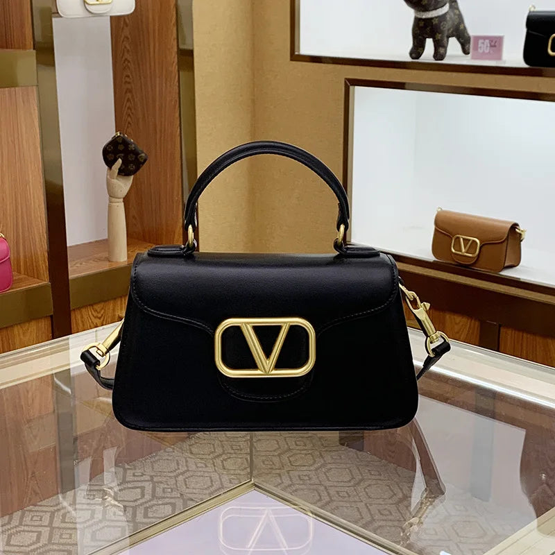 2025 Summer New Light Luxury Niche High-end Single Shoulder Crossbody Bag Fashionable And Versatile Hand-held Small Square Bag