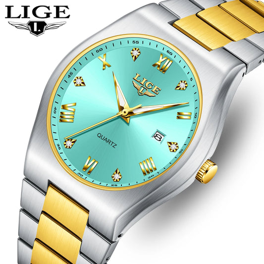 Relogio Feminino LIGE Top Brand Luxury Women Watches Simple Elegant Waterproof Watch For Women Sports Women's Quartz Wristwatch