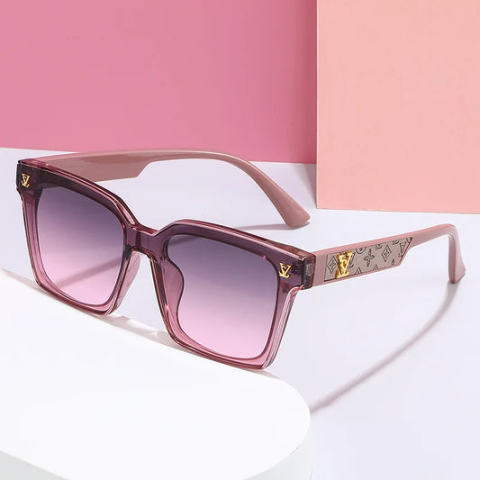 New Square Unisex Sunglasses With A High-end Feel, European And American