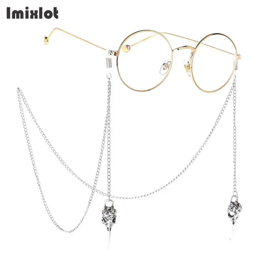 Fashion Pendant Glasses Chains Women Dragon Owl Beak Eyeglasses Sunglasses Spectacles Metal Chain Holder Cord Lanyard Necklace