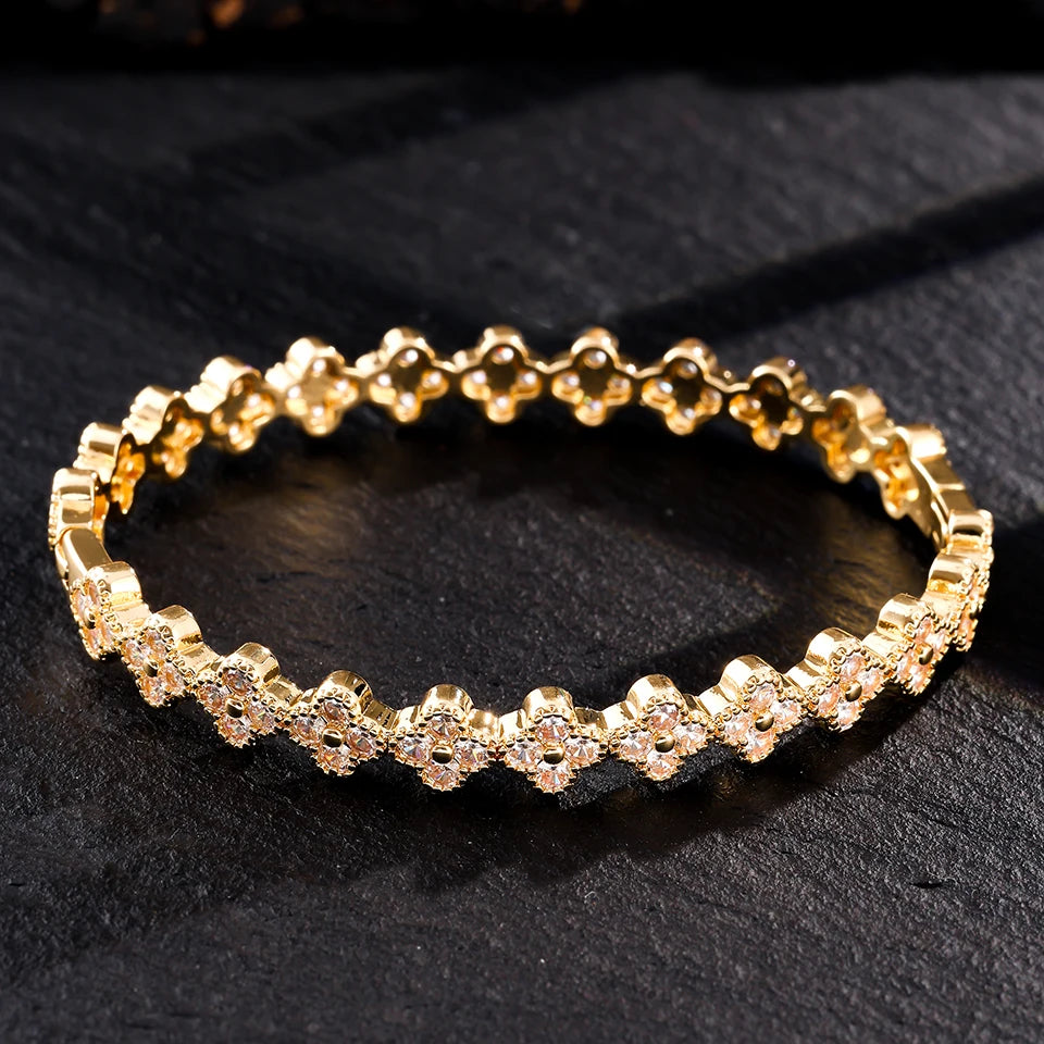 Exquisite, Cute, Sweet, Sparkling Crystal Jewelry Gift Piece, Rainbow Colored Lilac Zircon Bracelet, Fashionable Charm, Gorgeous