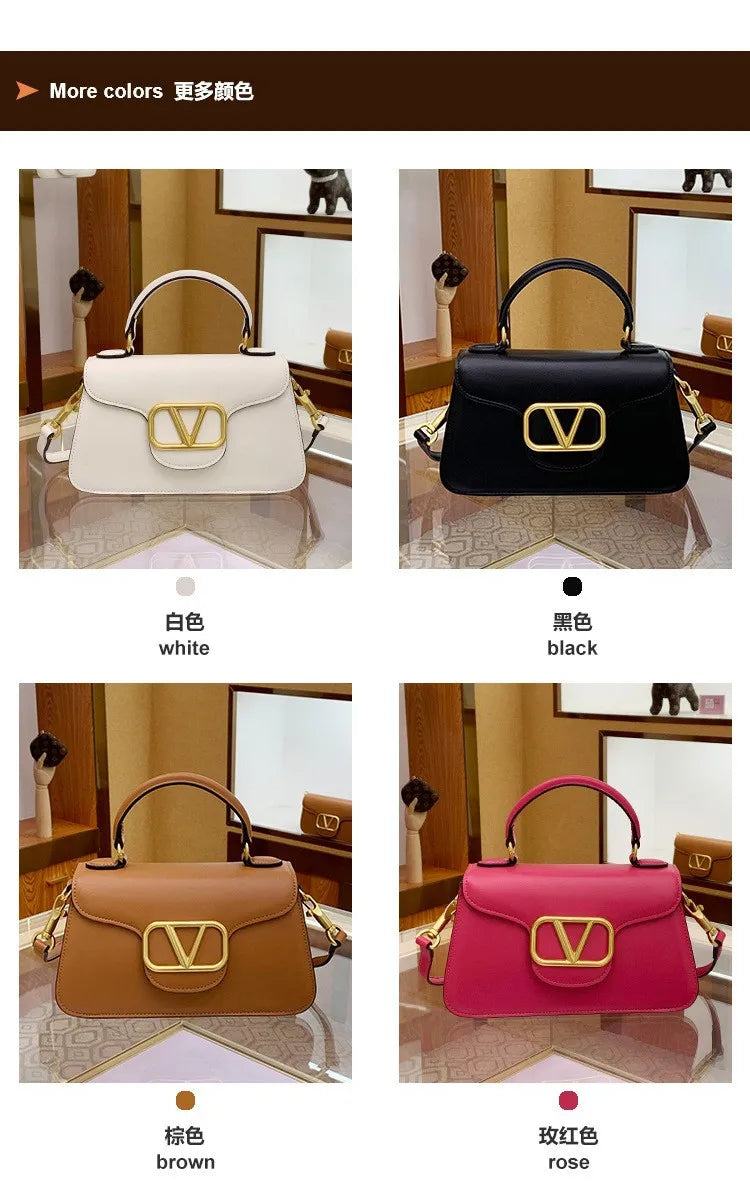 Women's new bag, light luxury, niche, high-end, one shoulder crossbody ba