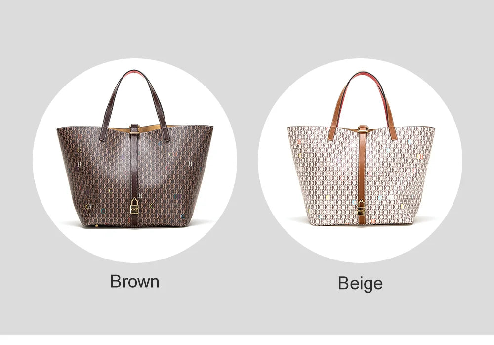 Classic Style Women's Large-capacity Handbag Letters