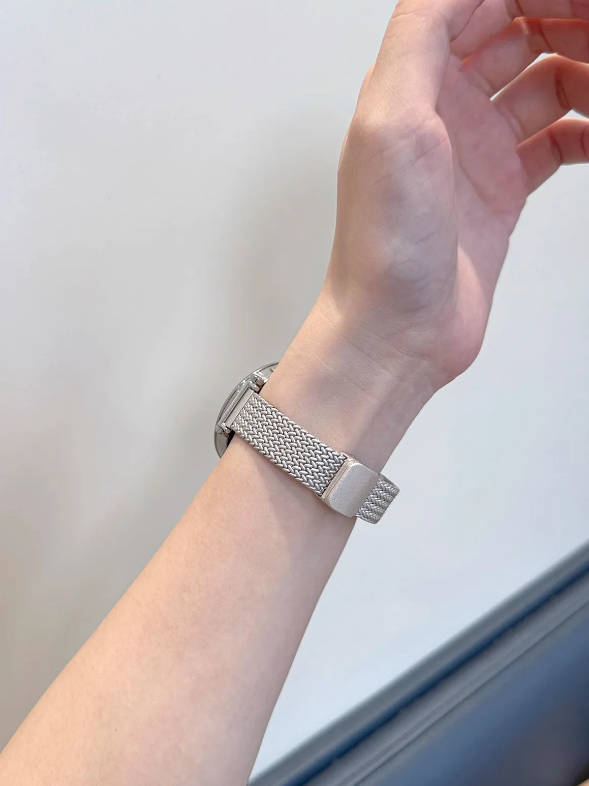 For Garmin Lily 2 Watch Strap Metal Wheatear Wheat Ear Magnetic