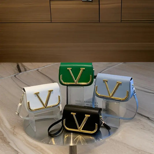 Elegant Leather Commuter Bag Minimalist Crossbody Purse For Women Luxury