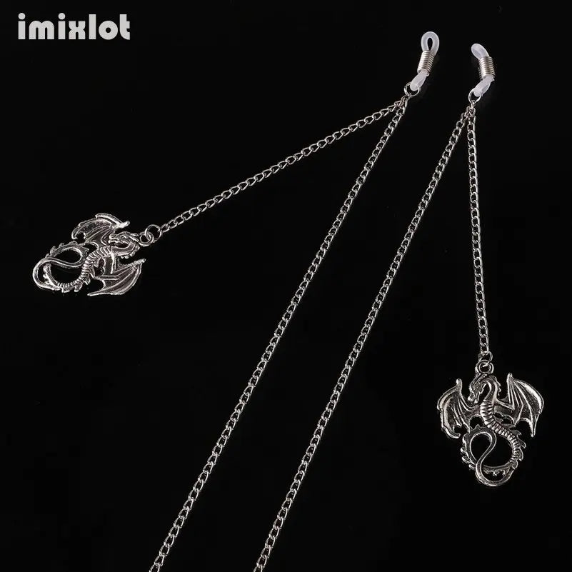 Fashion Pendant Glasses Chains Women Dragon Owl Beak Eyeglasses Sunglasses Spectacles Metal Chain Holder Cord Lanyard Necklace