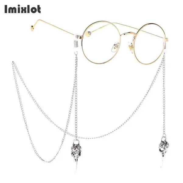 Fashion Pendant Glasses Chains Women Dragon Owl Beak Eyeglasses Sunglasses Spectacles Metal Chain Holder Cord Lanyard Necklace