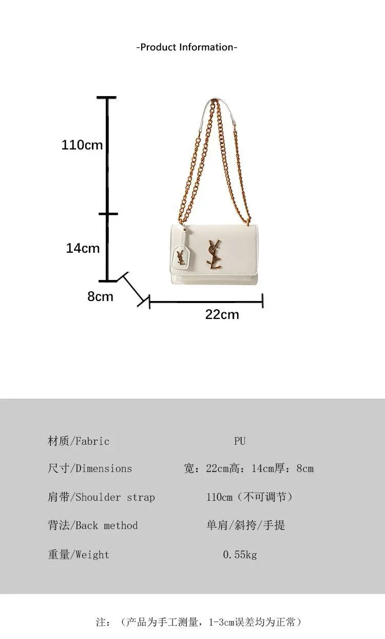 Luxury and premium new style crossbody bag, luxurious single-shoulder bag,