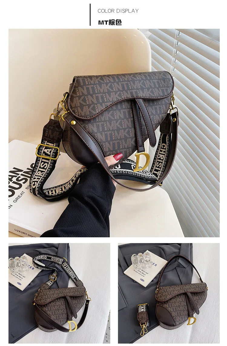‌Exclusive Saddle Crossbody Bag for Women -