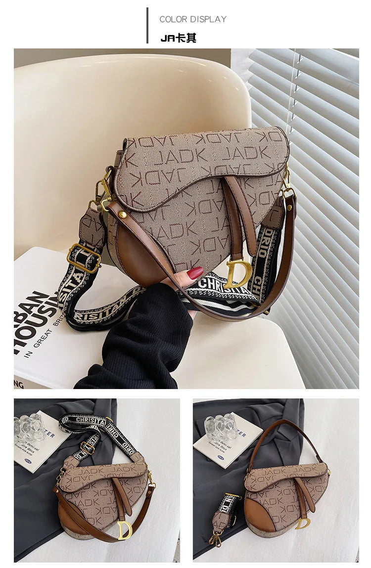 ‌Exclusive Saddle Crossbody Bag for Women -