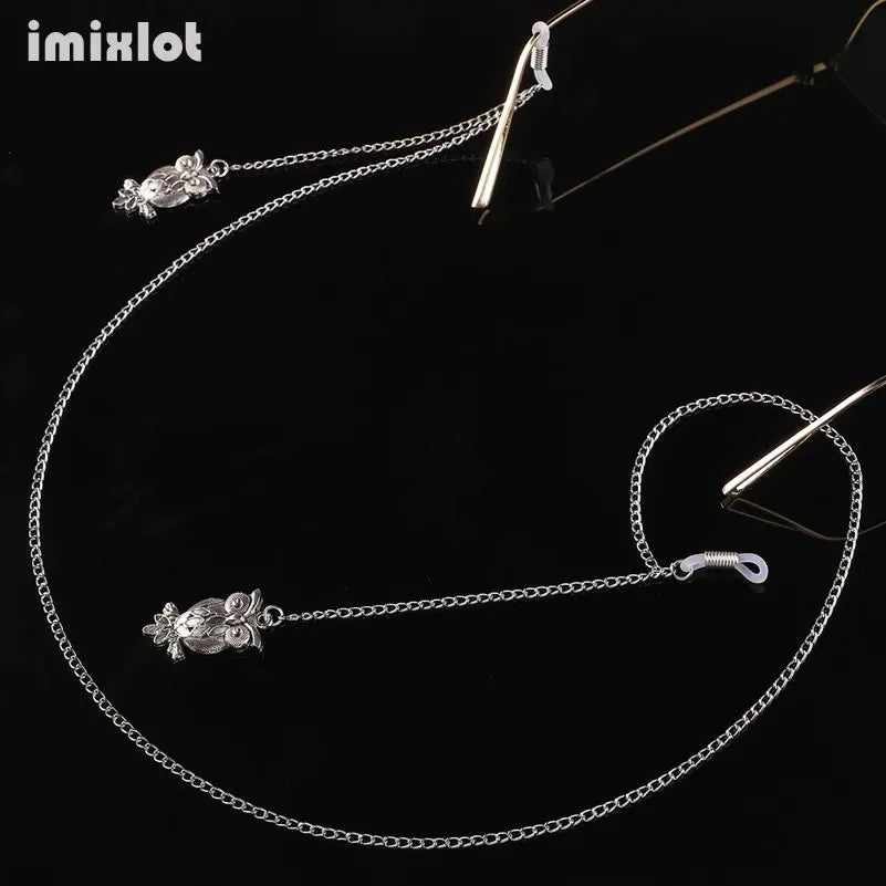 Fashion Pendant Glasses Chains Women Dragon Owl Beak Eyeglasses Sunglasses Spectacles Metal Chain Holder Cord Lanyard Necklace