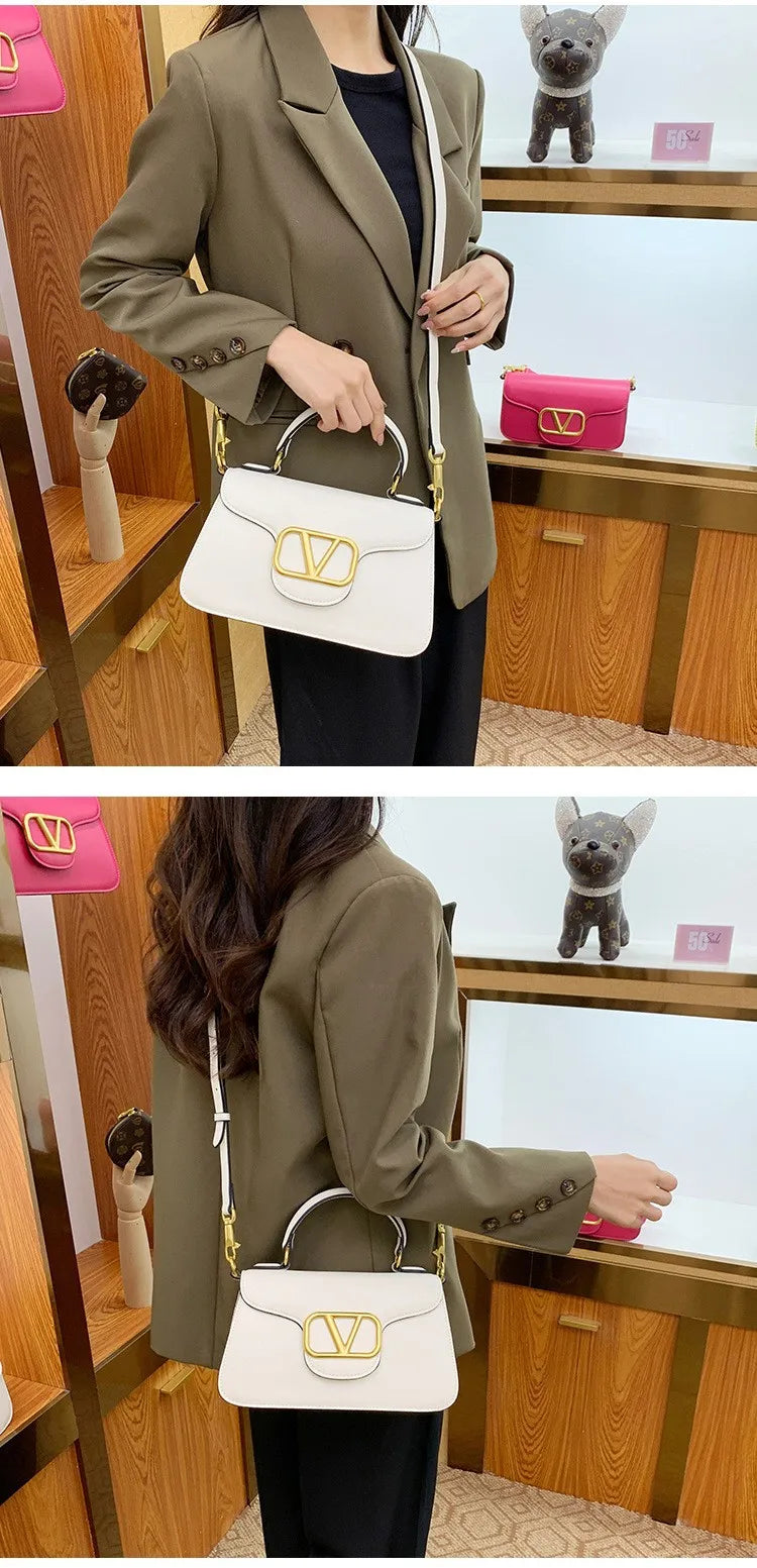 2025 Summer New Light Luxury Niche High-end Single Shoulder Crossbody Bag Fashionable And Versatile Hand-held Small Square Bag