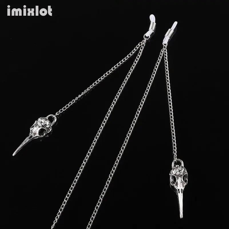 Fashion Pendant Glasses Chains Women Dragon Owl Beak Eyeglasses Sunglasses Spectacles Metal Chain Holder Cord Lanyard Necklace
