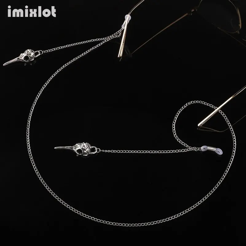 Fashion Pendant Glasses Chains Women Dragon Owl Beak Eyeglasses Sunglasses Spectacles Metal Chain Holder Cord Lanyard Necklace