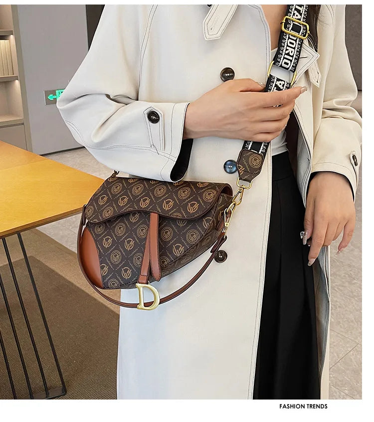 ‌Exclusive Saddle Crossbody Bag for Women -